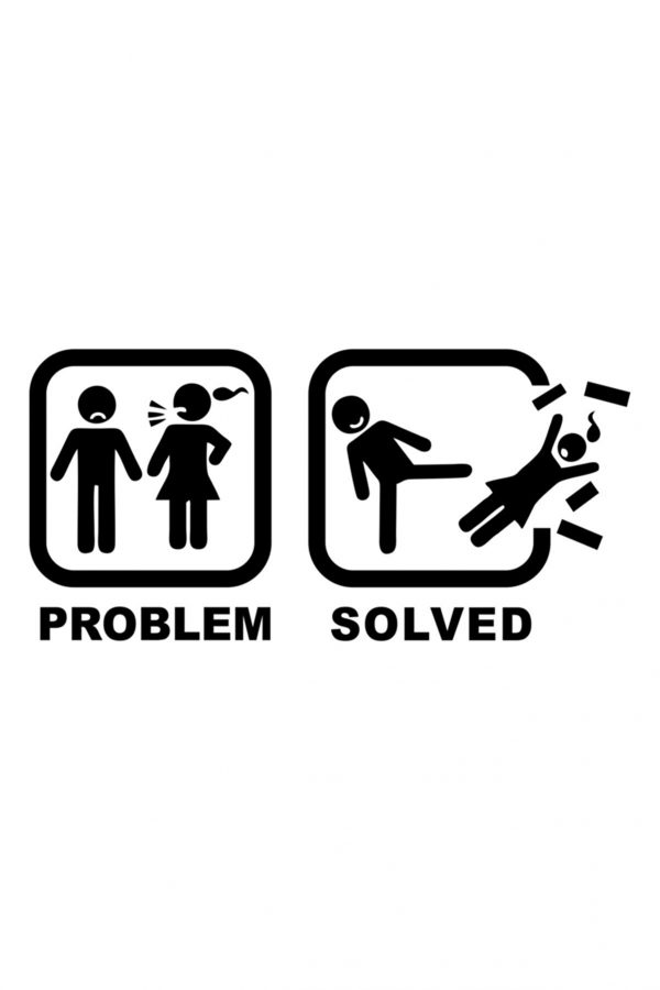 Problem Çözüldü Problem Solved Oto Sticker Cam Sticker 20 X 9,5 Cm