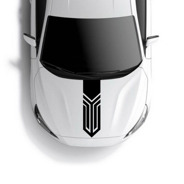 Araba Kaput Şerit Sticker - Oto Sticker