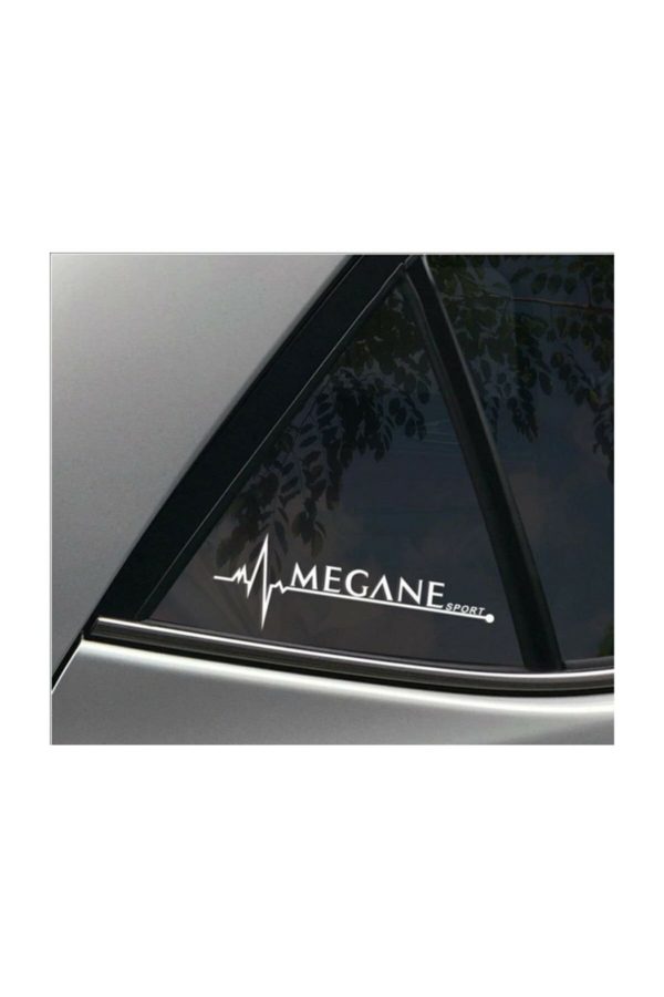 Renault Megane 2 Napız Kalp Kelebek Cam Için Sticker Yapıştırma 20 cm