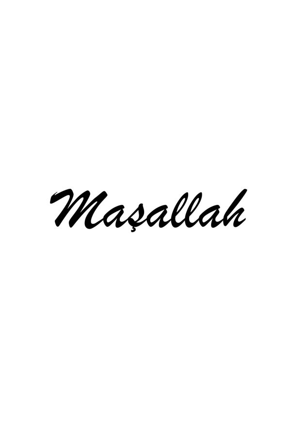 Maşallah Oto Sticker - Araba Sticker - Oto Sticker - 20cm