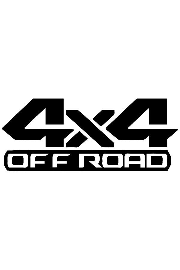 2 adet 4x4 Off Road sticker 140x60cm
