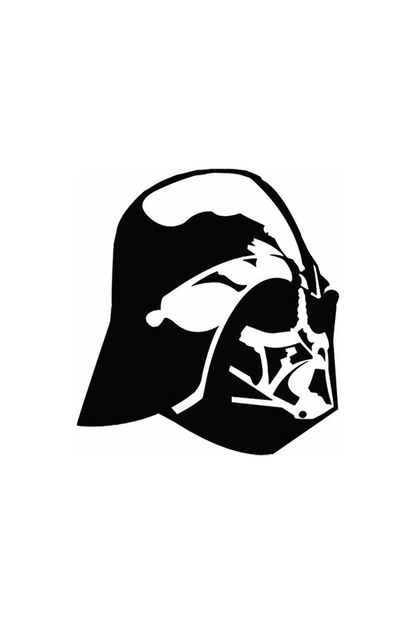 Darth Vader - Oto Sticker - 18 x 20