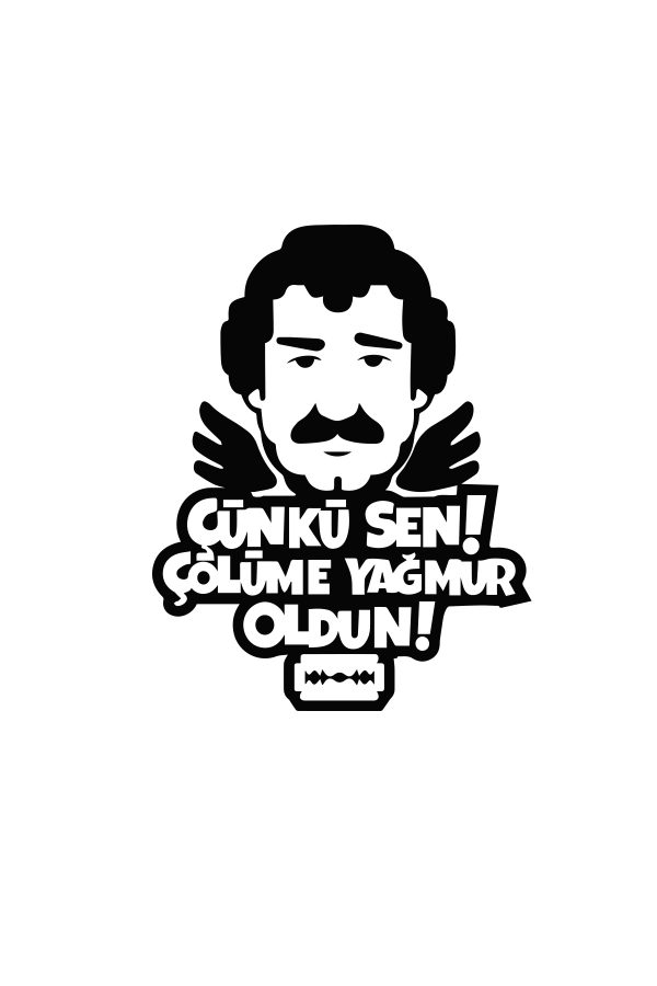 Müslüm Baba Oto Sticker 14x18cm