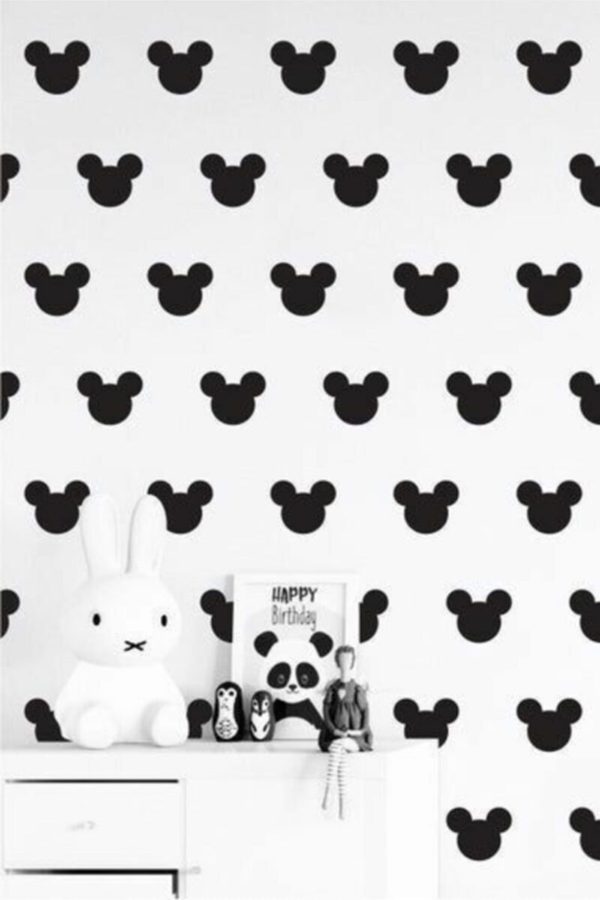 Sevimli Mickey Çocuk Odası Duvar Sticker - Home Sticker - Duvar Sticker