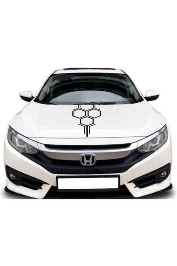 Bal Peteği Kaput Sticker Oto Sticker Araba Sticker Modifiye Tuning Çıkartma Etiket Cam Sticker