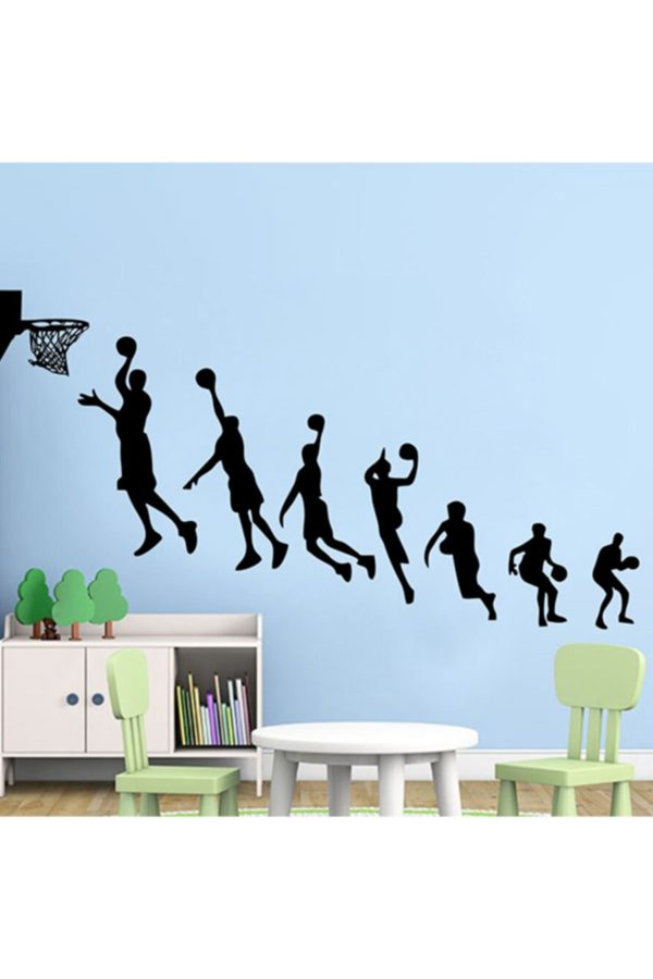 Basket Smaç Duvar Sticker - Home Sticker - Duvar Sticker