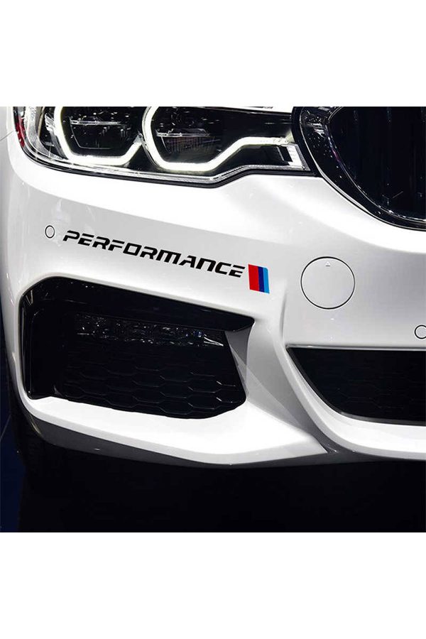 Bmw M Performance Marşbiel Yan Kapı Sticker Yapıştırma 30cm