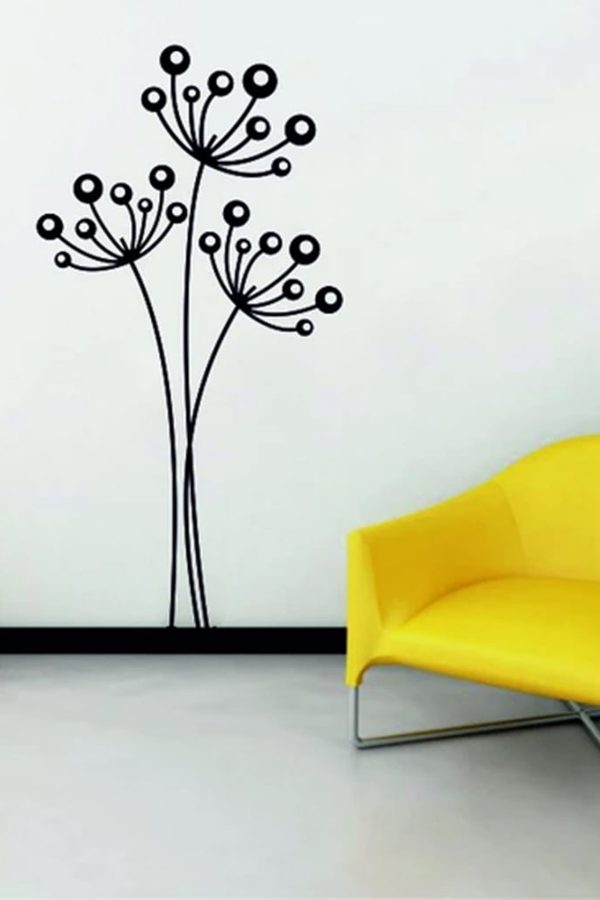 Modern Dandelion Duvar Sticker - Home Sticker - Duvar Sticker