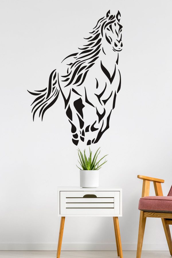 At Duvar Sticker -Ev Sticker - Duvar Sticker -86x48cm