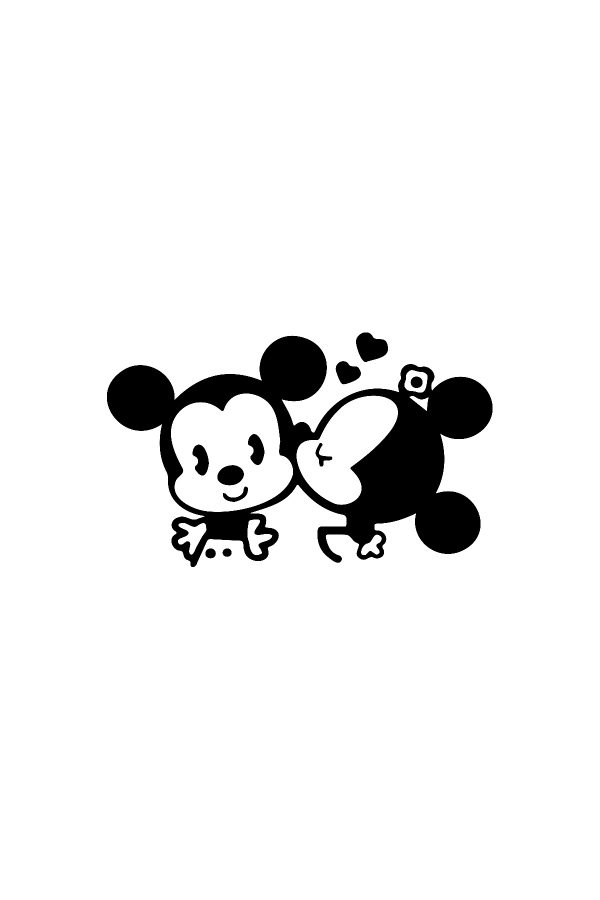 Yan Ayna Sticker Fare Mause Sticker 20x13cm