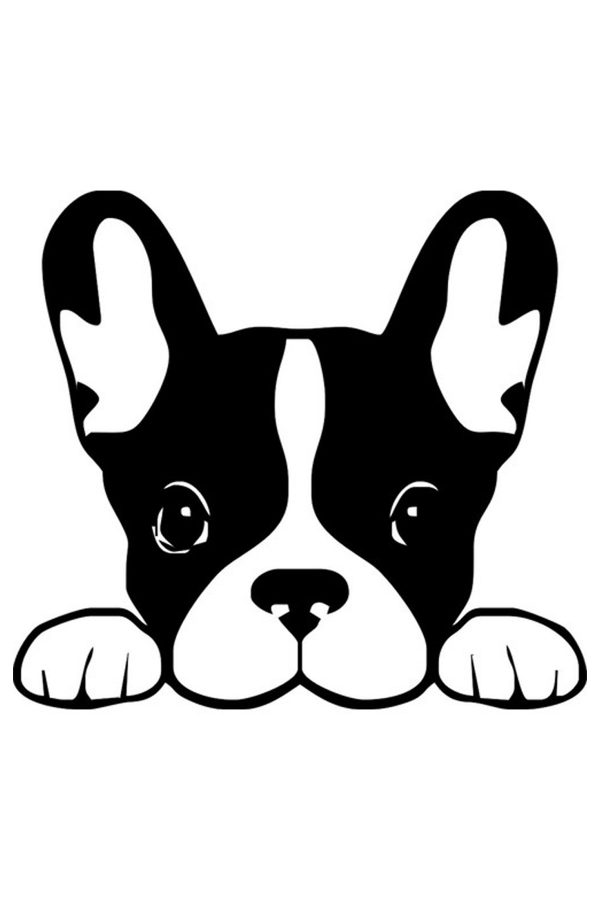 Köpek Figürlü Araç Sticker - Oto Sticker - 20x23cm