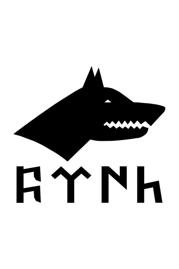 Kurt Ve Türk Sticker, Oto Araç Sticker 30 Cm Siyah