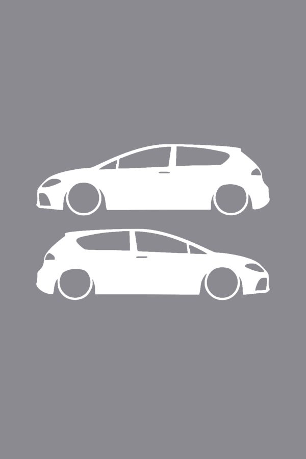 Seat Leon Basık Oto Sticker - 15cm - Araba Sticker