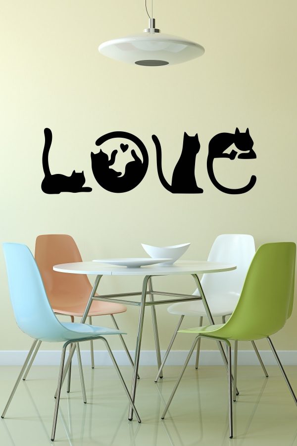 Kedili Sticker - Home Sticker - Duvar Sticker