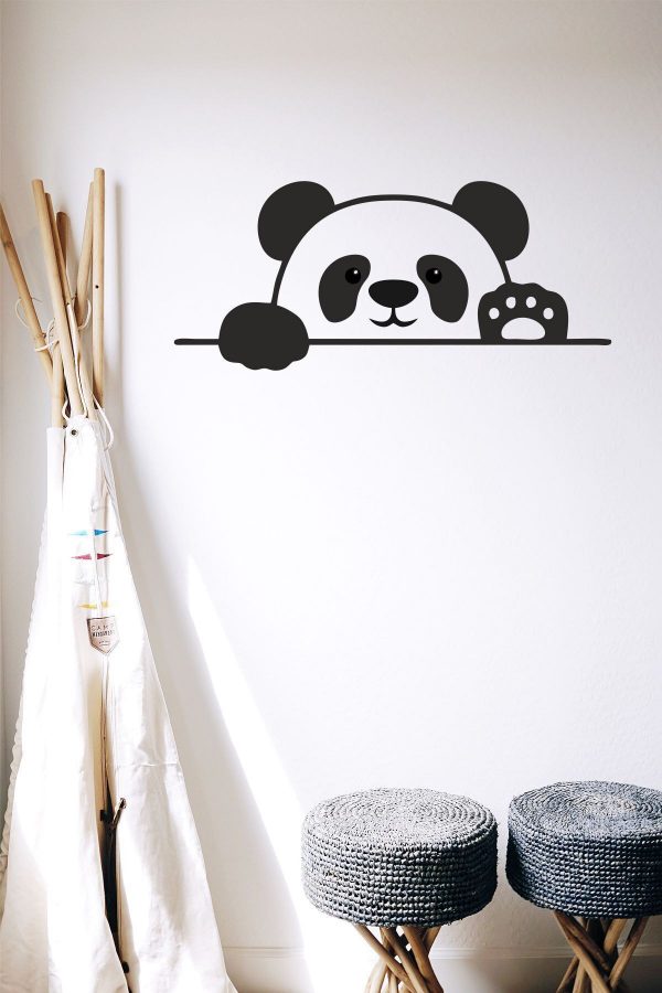 Çocuk Odası Duvar Dekoru Panda Sticker - Home Sticker - Duvar Sticker