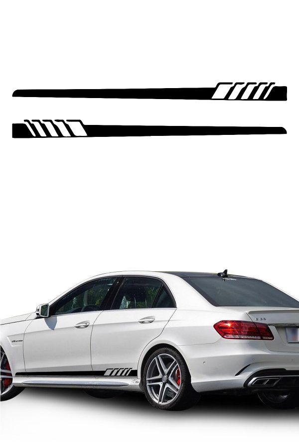 2 adet Marşpiyel oto sticker 160x10cm