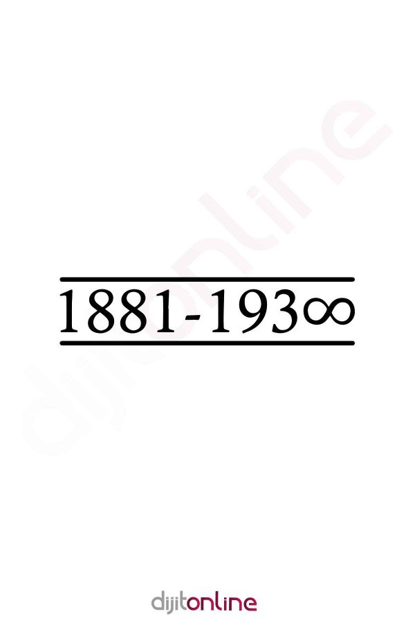 Atatürk Sonsuzluk Işareti Sticker Oto Sticker 30x7Cm