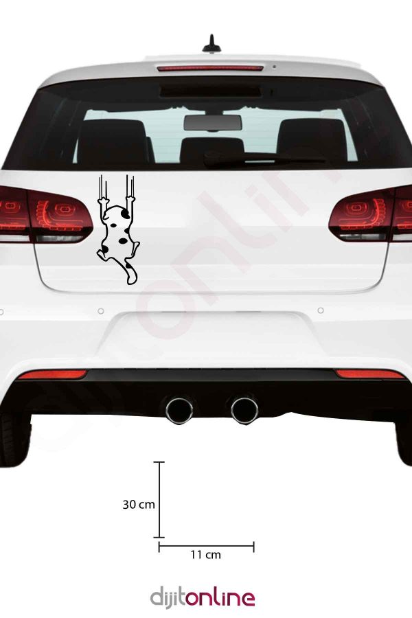Arka Kaput Sticker - Oto Sticker - Araba Sticker 30x11 Cm