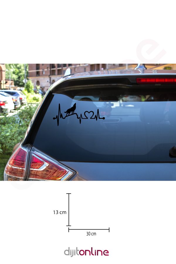Kurt Cam Sticker - Oto Sticker -Araba sticket 30cm