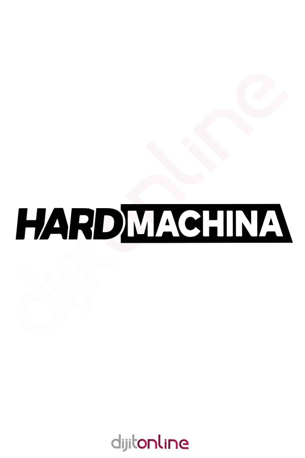 Hard Machina Makine Sticker Araba Sticker 30x4 Cm