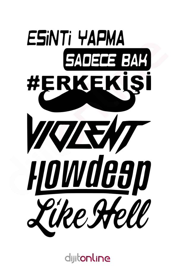 Arka Cam Sticker Seti Oto Sticker Araba Sticker 20x35Cm