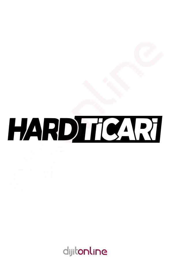 Hard Ticari Oto Sticker Araba Cam Sticker 20x4cm