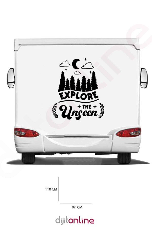 Karavan Sticker - Doğa Sticker - 110x92 Cm